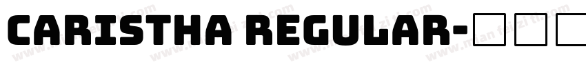 Caristha Regular字体转换